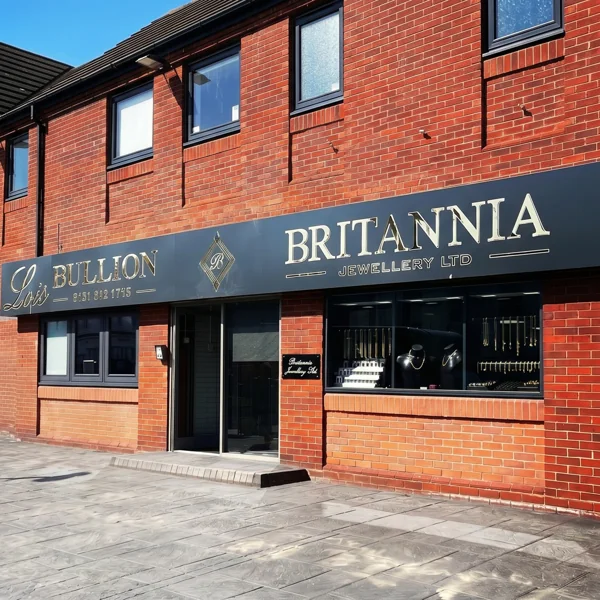 Britannia Jewellery showroom at 42 Frederick Street, Birmingham