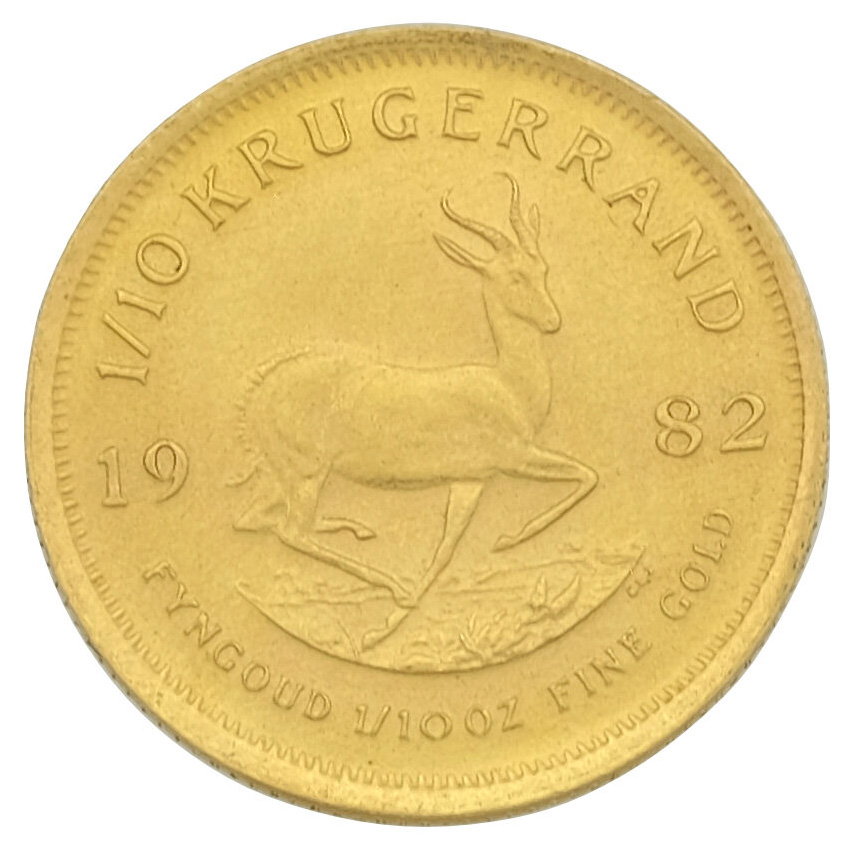 1/10 Oz Gold Krugerrand Coin (Best Value)