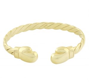 9ct Yellow Gold Children&#8217;s Boxing Glove Bangle