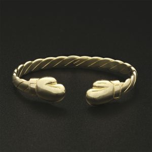 9ct Yellow Gold Children&#8217;s Boxing Glove Bangle