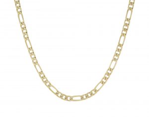 9ct Yellow Gold Figaro Chain 18&#8243; 5mm