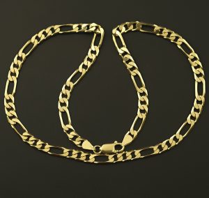 9ct Yellow Gold Figaro Chain 18″ 5mm