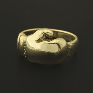 9ct Yellow Gold Boxing Glove Ring
