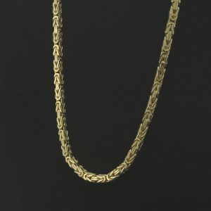 9ct Yellow Gold King Chain 18&#8243; 3mm