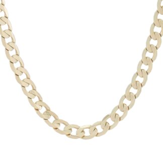 9ct Rose Gold Curb Chain 20" 4.5mm