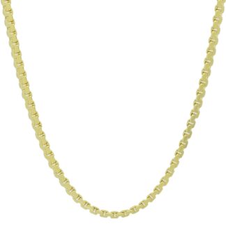 18ct Yellow Gold Fancy Chain 24" 2mm