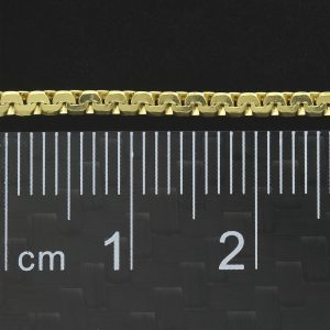 18ct Yellow Gold Fancy Chain 24″ 2mm