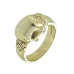 9ct Yellow Gold Boxing Glove Ring