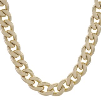 9ct Rose Gold Curb Chain 28" 8.5mm