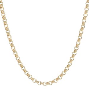 9ct Rose Gold Belcher Chain 22&#8243; 3mm