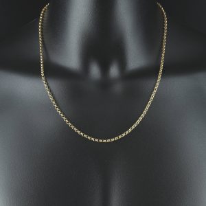 9ct Rose Gold Belcher Chain 22&#8243; 3mm