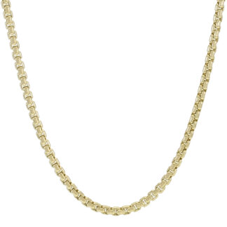 9ct Yellow Gold Box Chain 28.25" 1mm