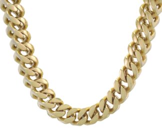 9ct Yellow Gold Franco Chain 36.5" 7.5mm