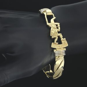 9ct Yellow Gold Aston Villa Bangle