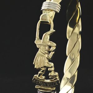 9ct Yellow Gold Aston Villa Bangle