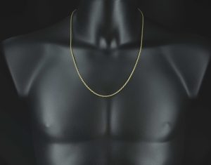 9ct Yellow Gold Rope Chain 24″ 2mm