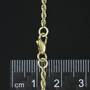 9ct Yellow Gold Rope Chain 24″ 2mm