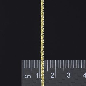 9ct Yellow Gold Rope Bracelet 7.75″ 2mm