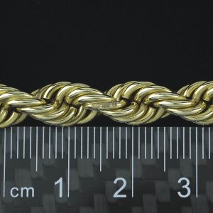 9ct Yellow Gold Rope Chain 30″ 7mm