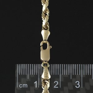 9ct Rose Gold Rope Chain 26.5&#8243; 3.5mm