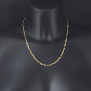 14ct Rose Gold Double Link Curb Chain 19.5″ 3.5mm