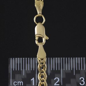 14ct Rose Gold Double Link Curb Chain 19.5″ 3.5mm