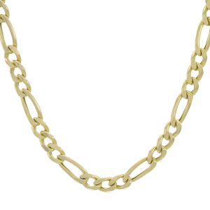 9ct Yellow Gold Figaro Chain 24&#8243; 5.5mm