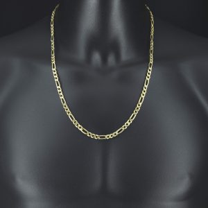 9ct Yellow Gold Figaro Chain 24″ 5.5mm