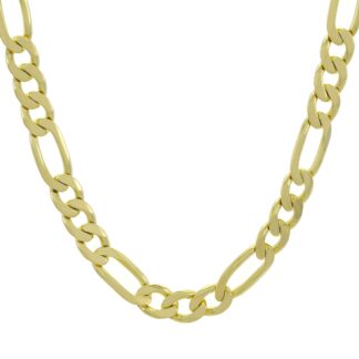 9ct Yellow Gold Figaro Chain 22" 6.5mm