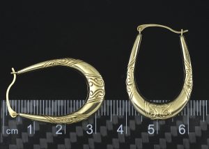 9ct Yellow Gold Creole Earrings