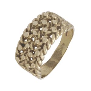 9ct Yellow Gold Keeper Ring