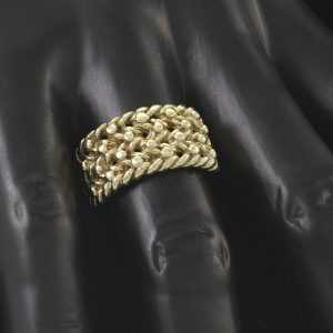 9ct Yellow Gold Keeper Ring