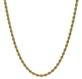 9ct Yellow Gold Rope Chain 26" 2.5mm