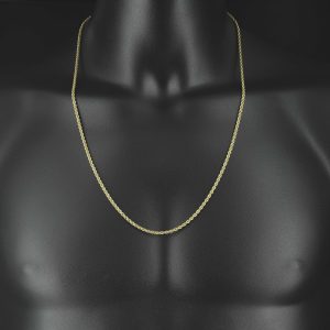 9ct Yellow Gold Rope Chain 26″ 2.5mm