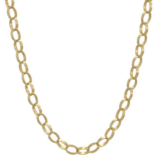 9ct Yellow Gold Belcher Chain 30.5" 5mm