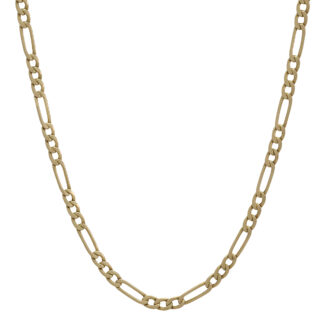 9ct Yellow Gold Figaro Chain 18.5" 3.5mm