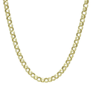 9ct Yellow Gold Belcher Chain 25.25" 4.5mm