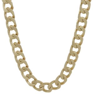 9ct Yellow Gold Curb Chain 19&#8243; 11.5mm