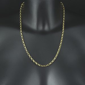 9ct Yellow Gold Belcher Chain 20.5&#8243; 4mm