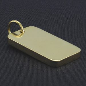 9ct Yellow Gold Ingot Pendant