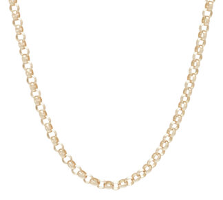 9ct Rose Gold Belcher Chain 30" 4.5mm