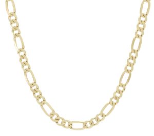 9ct Yellow Gold Figaro Chain 22&#8243; 6mm