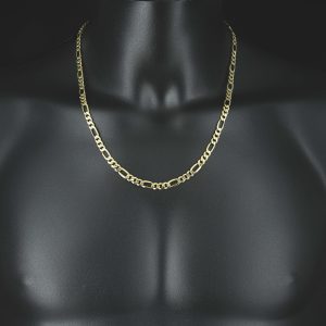 9ct Yellow Gold Figaro Chain 22″ 6mm