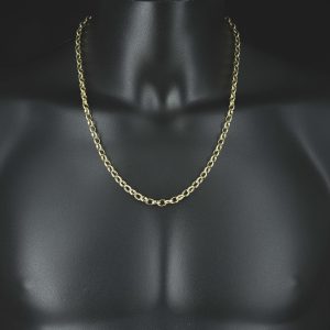 9ct Yellow Gold Belcher Chain 23&#8243; 6mm