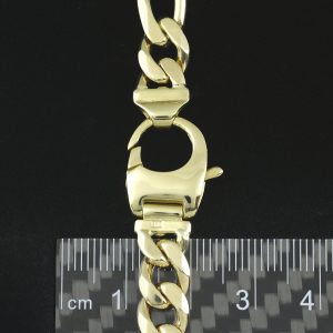 9ct Yellow Gold Figaro Chain 21.75″ 8.5mm