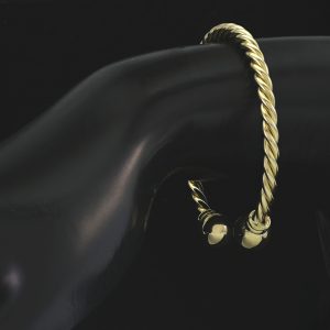 9ct Yellow Gold Torque Bangle