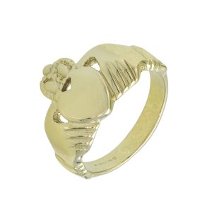 9ct Yellow Gold Claddagh Ring