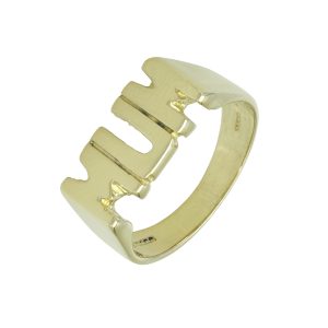 9ct Yellow Gold &#8220;MUM&#8221; Ring