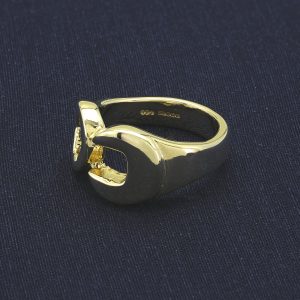 9ct Yellow Gold Spanner Ring