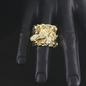 9ct Yellow Gold Horsehead Keeper Ring